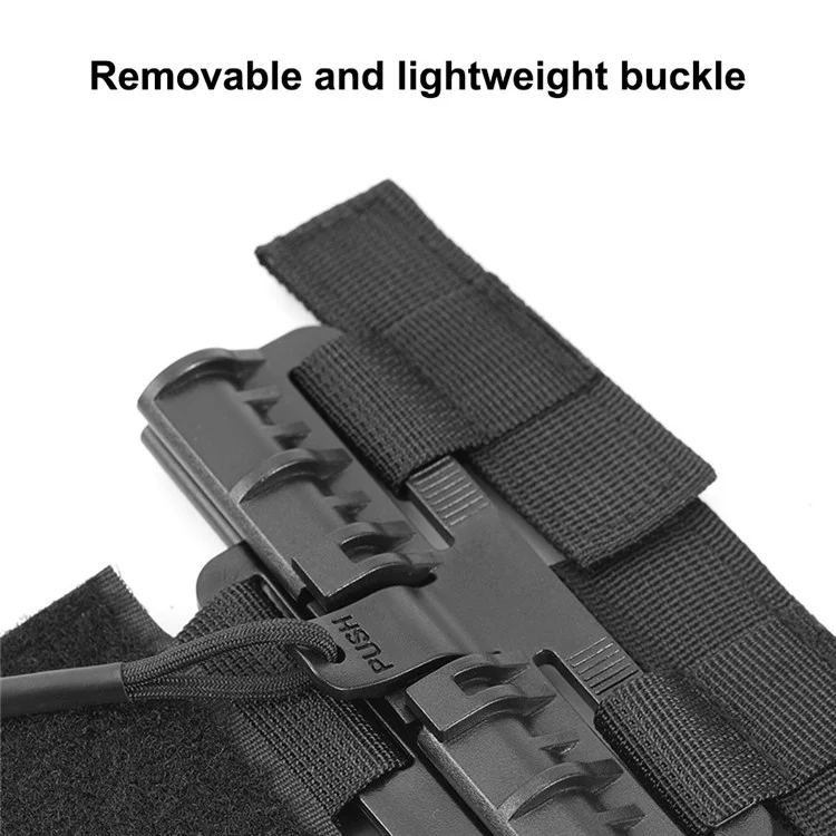 H322 Universal Tactical Vest Fastener Quick Lexter Guckle Для JPC CPC NCPC 6094 XPC2.0 420 - Черный