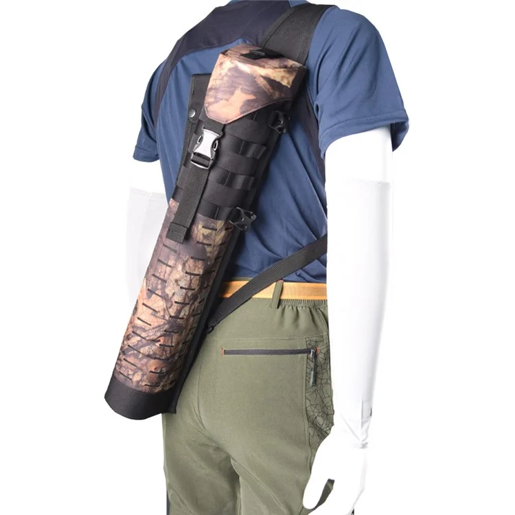 Luckstone JH-ZS003 Outdoor Tactical Tactical Arrows Holder Camo Ush Résistant à L'archerie de Rangement de Carquois. - Camouflage