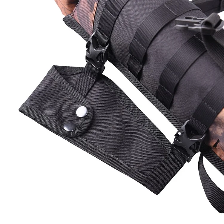 Luckstone JH-ZS003 Outdoor Tactical Tactical Arrows Holder Camo Ush Résistant à L'archerie de Rangement de Carquois. - Camouflage
