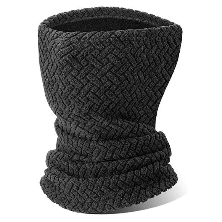 WEST BIKING YP0201436 Elastic Velvet Warm Face Mask Winter Thickened Windproof Face Mask for Cycling - Black