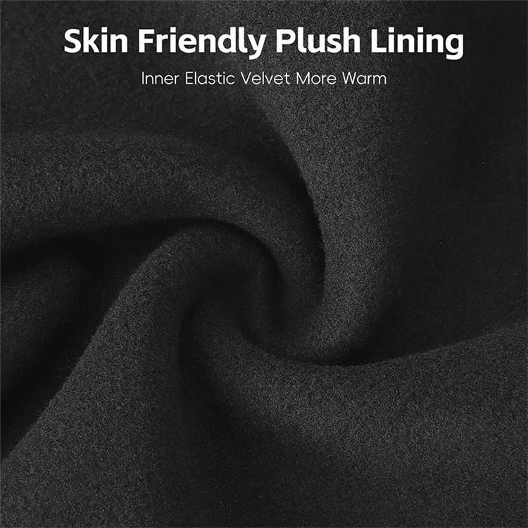 WEST BIKING YP0201436 Elastic Velvet Warm Face Mask Winter Thickened Windproof Face Mask for Cycling - Black