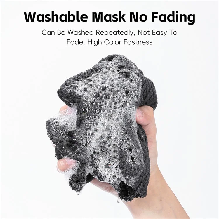WEST BIKING YP0201436 Elastic Velvet Warm Face Mask Winter Thickened Windproof Face Mask for Cycling - Black