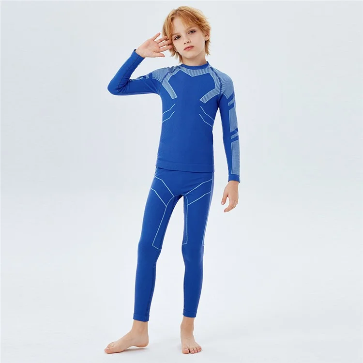 Golovejoy SGY10 Niños al Aire Libre Skiing Sabio Sin Costura - Zafiro Azul S
