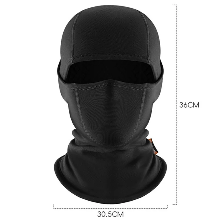 Biking Ovest YP0201439 Maschera Per Sci in Pile Invernale Maschera Per Esterno. - Nero