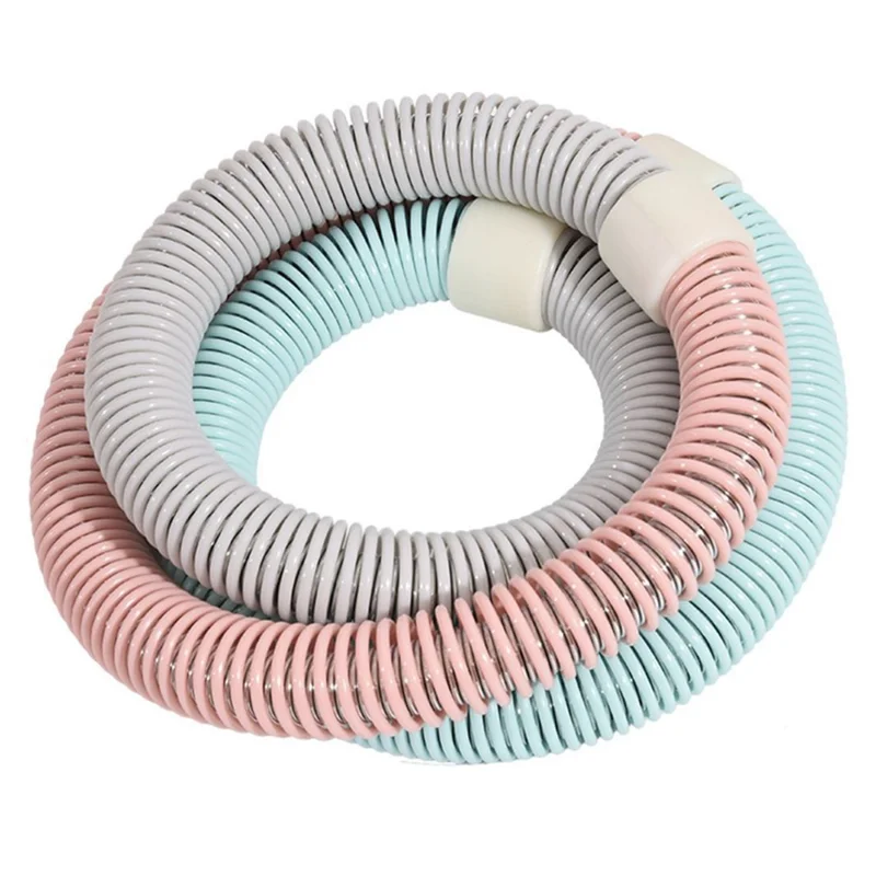 Aro de fitness macio de primavera PVC H1906 para adultos, para exercícios de emagrecimento da barriga, com três cores macaron, 1200g