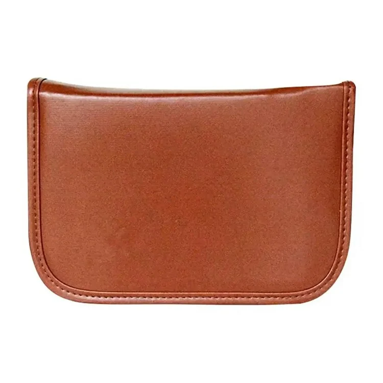 Bolsa de almacenamiento de herramientas de golf de cuero de PU, portátil, de gran capacidad, con cremallera para accesorios de golf.