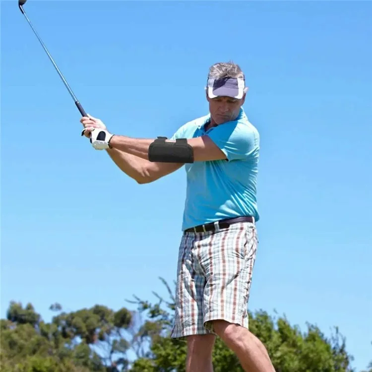 Entraîneur de position du coude pour le swing de golf Aide à la correction du bras Alarme de coude de golf pour les débutants