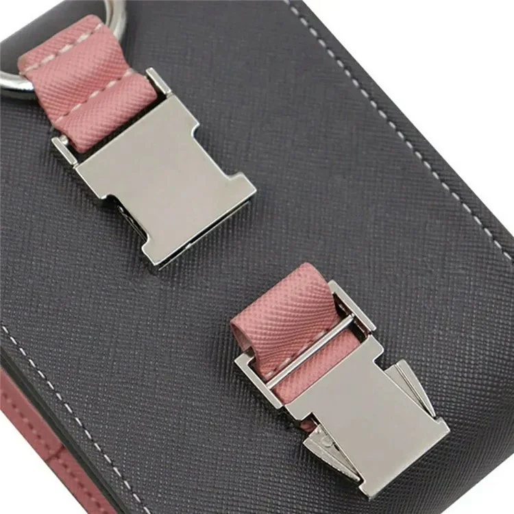 Custodia in pelle per telemetro da golf, borsa portaoggetti per telemetro con clip per cintura - Verde