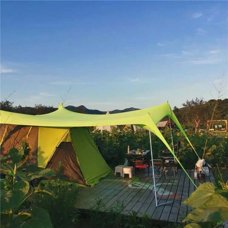 Strandkuppelzelt Sonnenschutz 2,1 x 2,1 m Sonnenschutz für Outdoor-Camping, Hinterhof und Picknicks - Babypink
