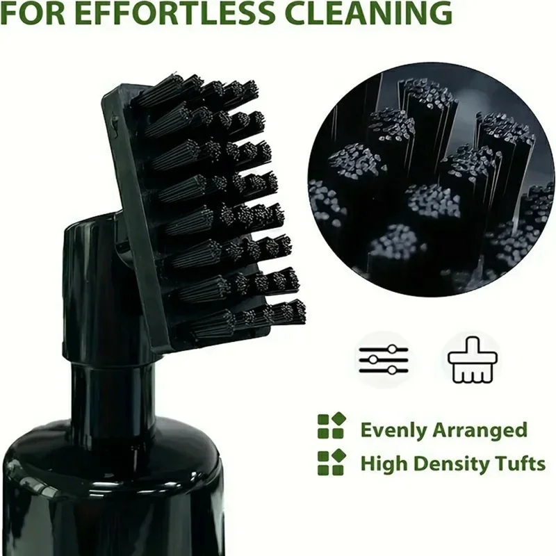 Golf Club Head Cleaner Spray Bottle Pressurized Water Brush Groove Cleaning Tool - White