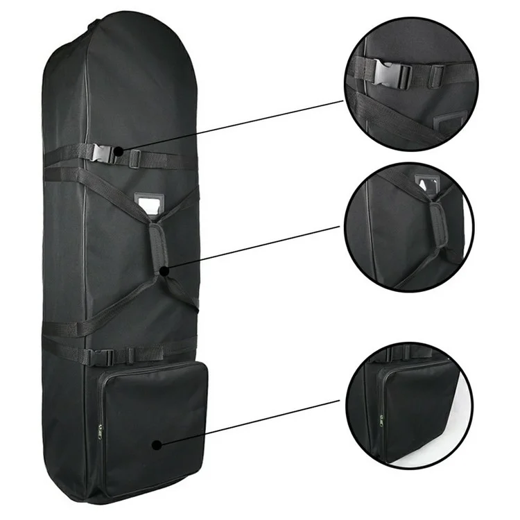 Borsa da viaggio per golf KAIERSN F324R32 in nylon 900D rinforzato per il trasporto in aereo come bagaglio da stiva.