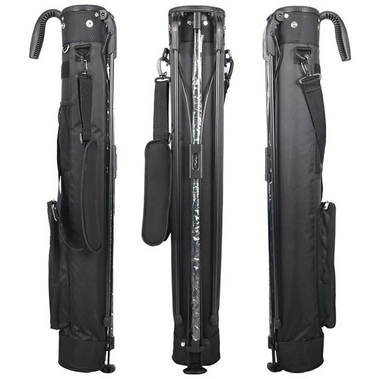 KAIERSN ZJB558 Golf Standbag, wasserdicht, Nylon, Golfschläger-Tragetasche - Schwarz