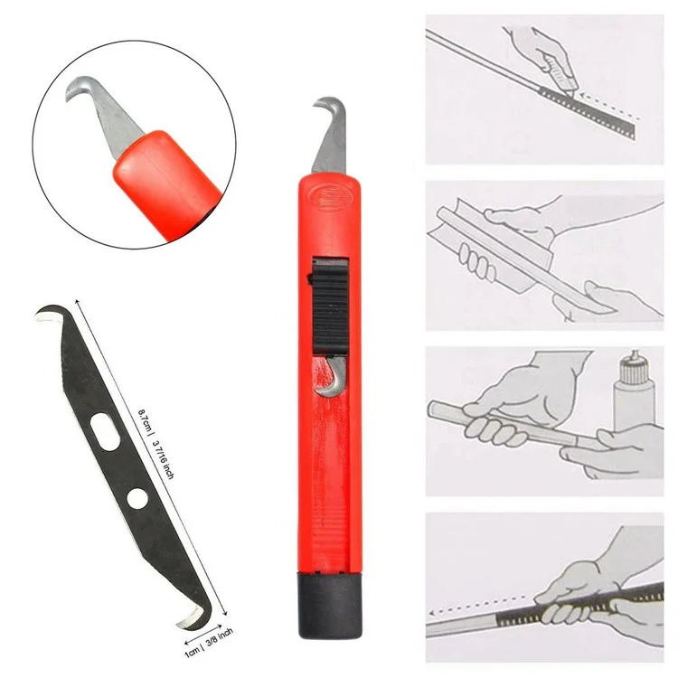 Trousse d'outils de remplacement de grip de golf avec ruban adhésif de grip de golf et lame de crochet pour regripper les clubs de golf