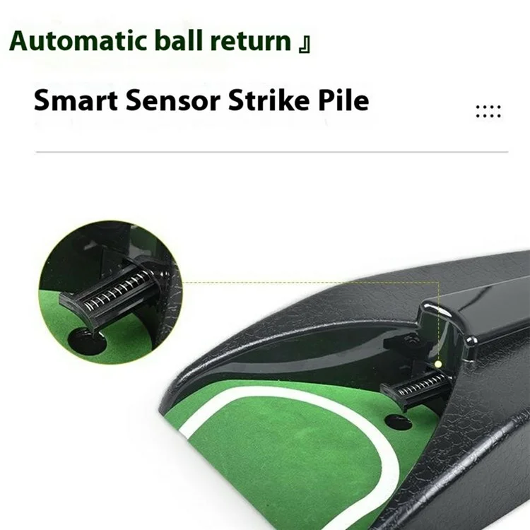 Coupe de golf automatique pour la pratique du putting, aide à l'entraînement au golf avec retour automatique du ball, pour l'extérieur, le jardin et la pelouse.