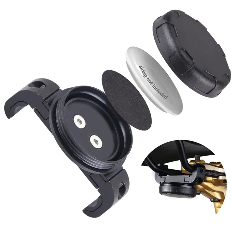 Fixation de siège de vélo pour traqueur AirTag, support antivol de localisateur pour vélo de route et de montagne