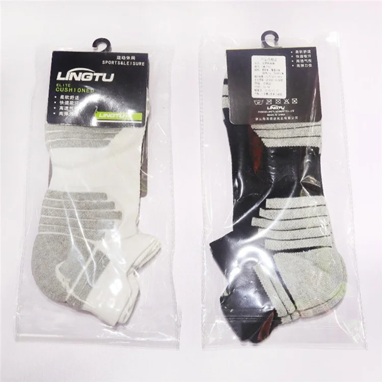 LINGTU JCB3001 1 Par de Meias Curtas de Basquete Masculinas Badminton Corrida Malha Esportiva Tamanho 39-44 - Verde