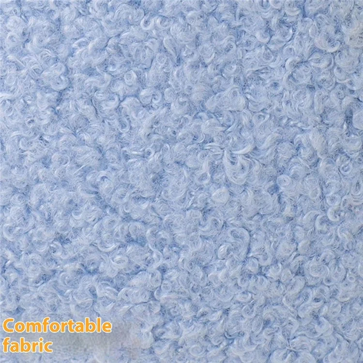 Orejera de invierno anticongelante de suave felpa de peluche, protección para el oído para ciclismo al aire libre a prueba de viento - Azul