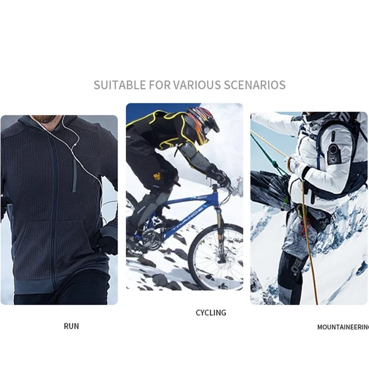 Orejera de invierno anticongelante de suave felpa de peluche, protección para el oído para ciclismo al aire libre a prueba de viento - Azul