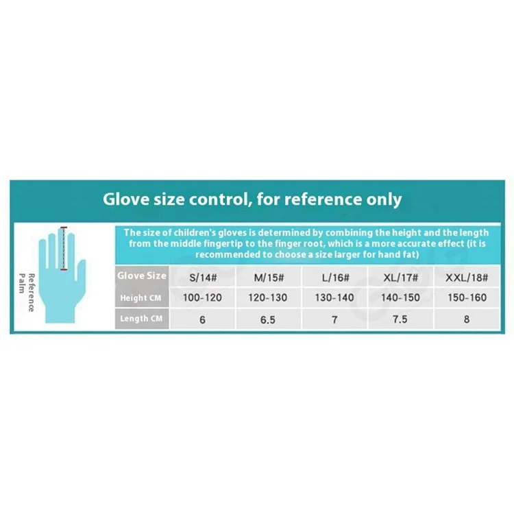 GOG 1 Par de Guantes de Golf Profesionales para Niños Niñas Transpirables de Microfibra - Rosa / S