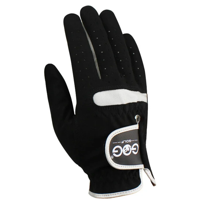 GOG 1Pc Men Golf Glove Soft Microfiber Breathable Sports Gloves for Left  /  Right Hand - Right Hand / Size 22