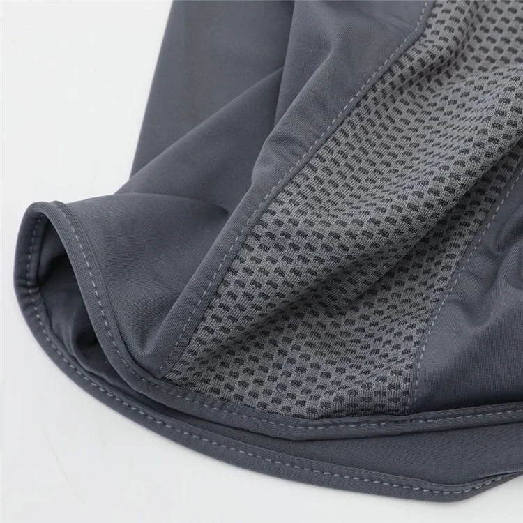 Summer Outdoor Fishing Face Mask Ear Hanging Neck Gaiter Breathable Mesh Cycling Sports Face Shield - White