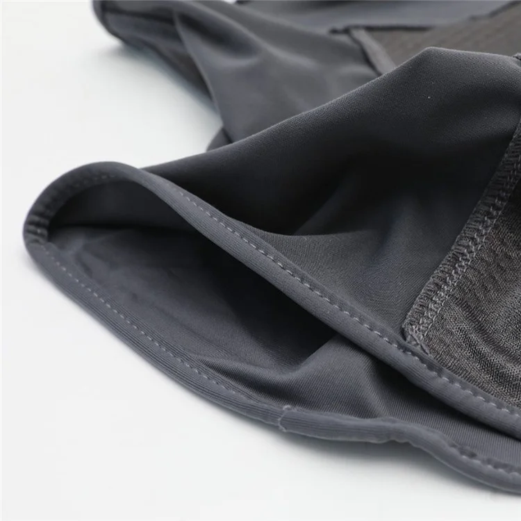 Summer Outdoor Fishing Face Mask Ear Hanging Neck Gaiter Breathable Mesh Cycling Sports Face Shield - White