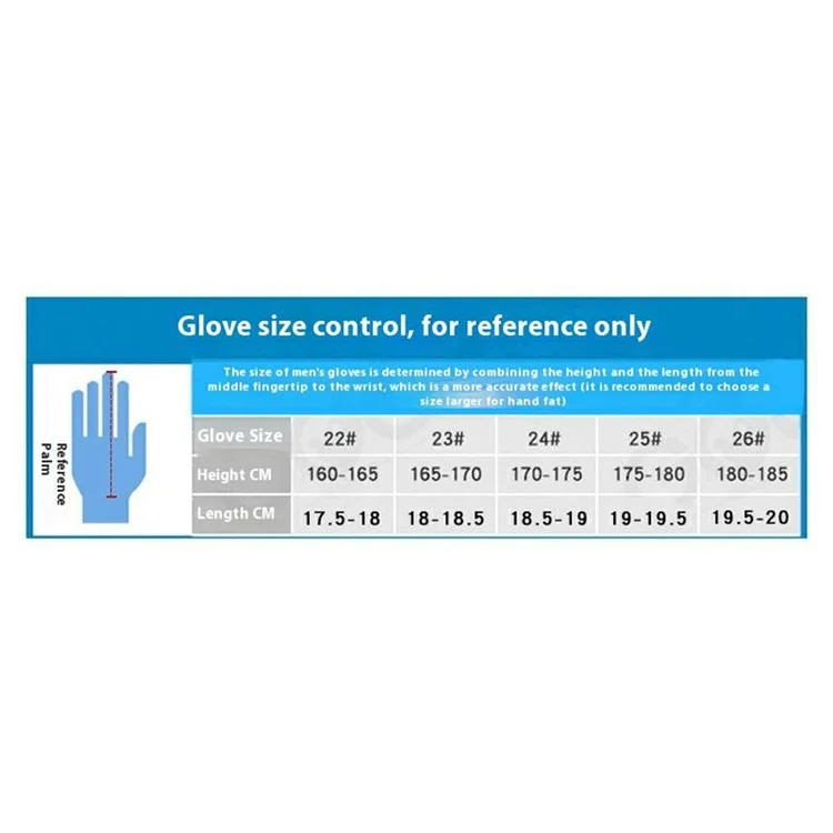 EFUNIST 1Pc Professional Golf Club Training Gloves Nano Microfiber Cloth Breathable Golf Gloves - White Right Hand / Size 26