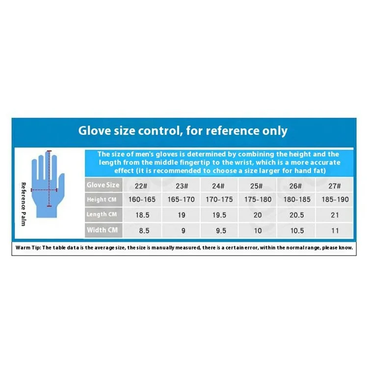 GOG 1Pc Sheepskin Leather Golf Glove Anti Slip Club Swing Putting Mittens for Men - Right Hand / Size 25