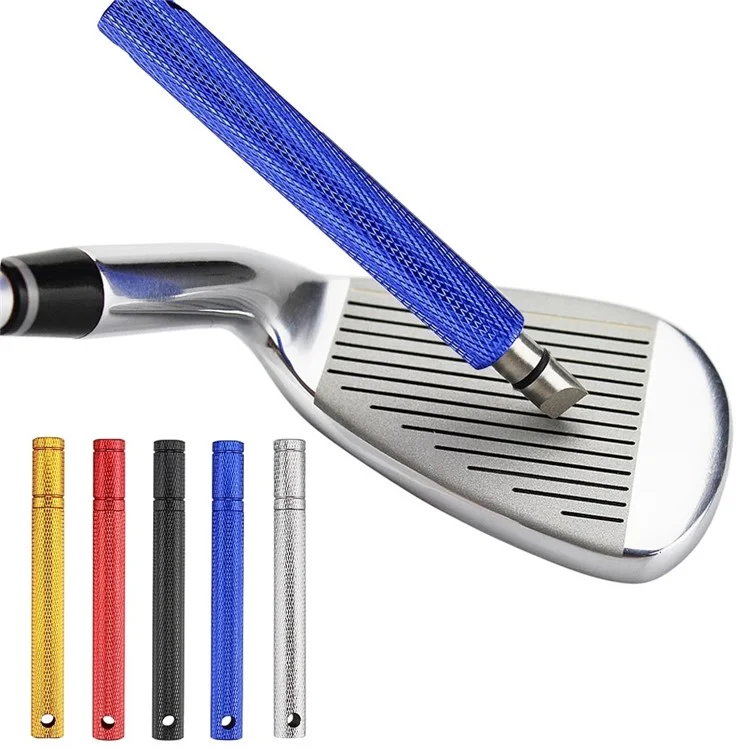 Strumento affilatore per scanalature del bastone da golf in lega di alluminio - Oro