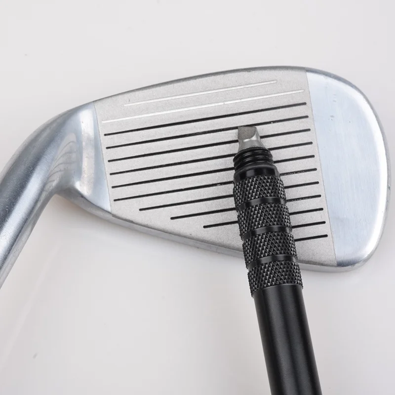 Stainless Steel Tip Golf Club Grooving Sharpening Tool Cleaning Supplies Golf Accessories - Gold