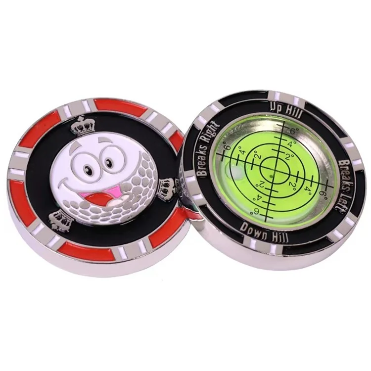 JZP-0911 Putt Green Reader Poratble Golf Putting Tool Golf Ball Marker Level Green Reading Aid - Green