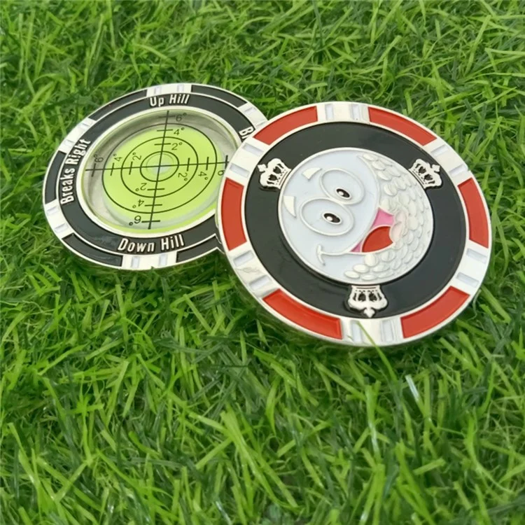 JZP-0911 Putt Green Reader Poratble Golf Putting Tool Golf Ball Marker Level Green Reading Aid - Green