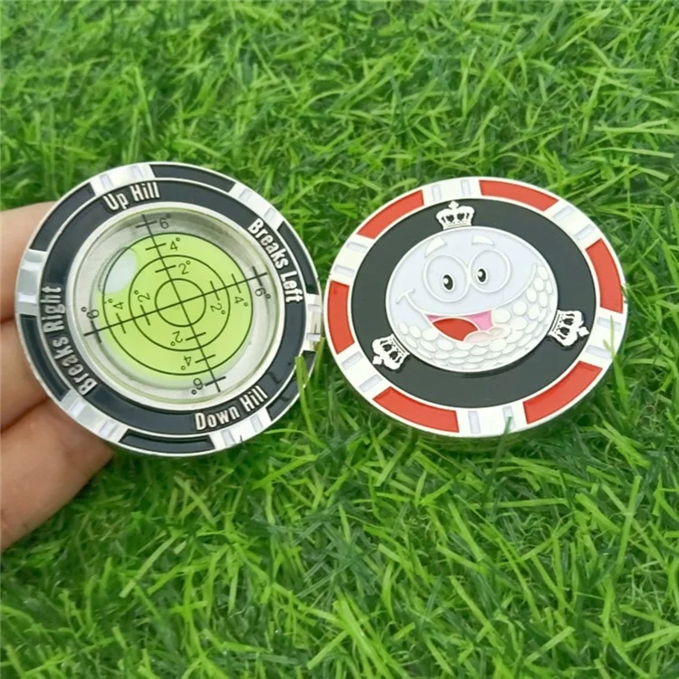 JZP-0911 Putt Green Reader Poratble Golf Putting Tool Golf Ball Marker Level Green Reading Aid - Green