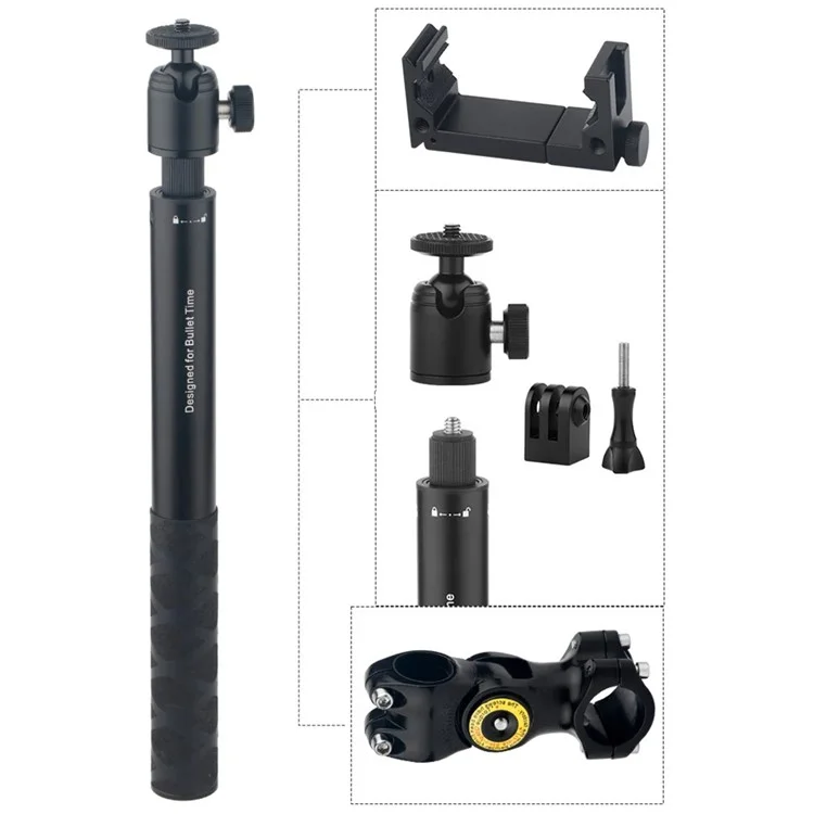 Support de caméra de vélo KMR011A avec support de téléphone en plastique M06A
