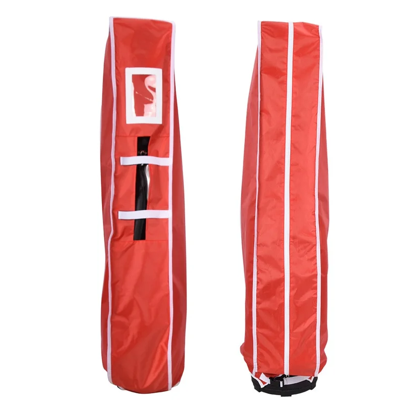 D3452 Foldable Golf Travel Bag Rain Cover Waterproof Golf Bag Protection Dust Cover - Red