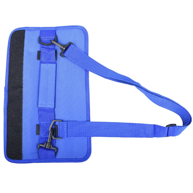 D34221 Lightweight Golf Club Carrier Foldable Golf Bag Portable Golf Club Holder Pouch - Blue