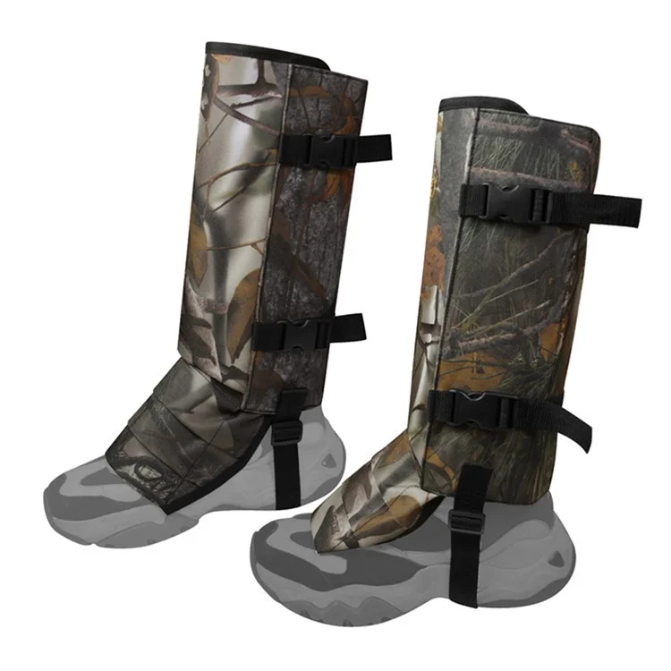 MYDAYS OUTDOOR 53 x 43cm Snake Bite Protection Leg Gaiters Leaves Camouflage Pattern Outdoor Leg Cover