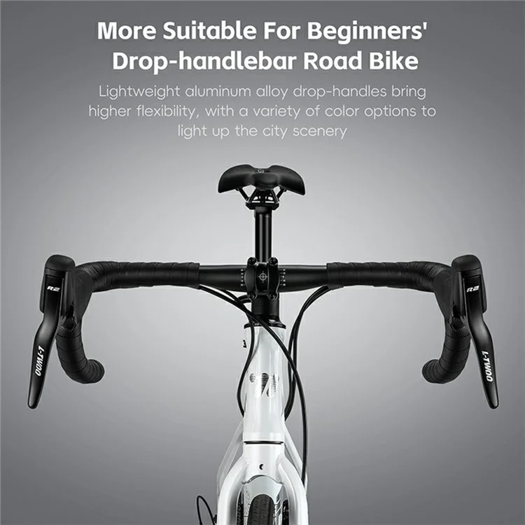 WEST BIKING JX100 700C Шоссейный велосипед, легкий алюминиевый, с дисковыми тормозами, для роста 175 - 190 см - Черный