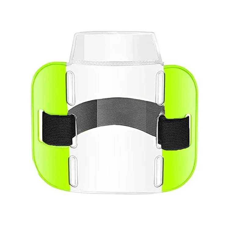 KT01 Armband ID Card Holder Magic Sticker Fastener Adjustable Strap for Outdoor  /  Sports  /  Work - Orange