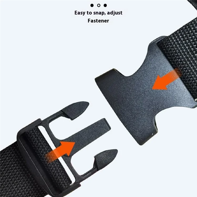 JIHANG Manual Inflation Portable Inflatable Life Belt 600D Nylon Fishing Emergency Flotation Life Ring - Black+Red