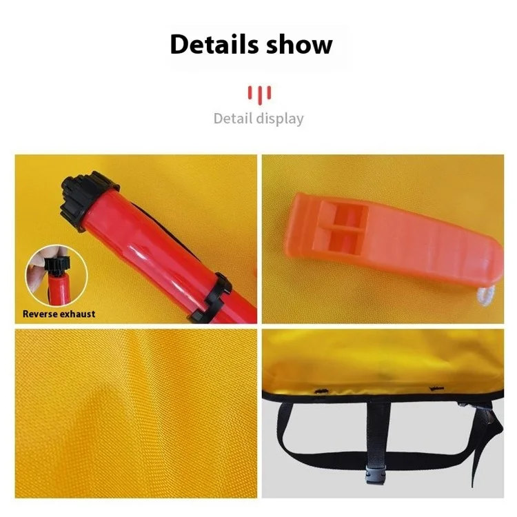 JIHANG Gilet de Sauvetage Gonflable Portable Haute Flottabilité pour Plongée avec Tuba, Pêche et Urgence en Voiture