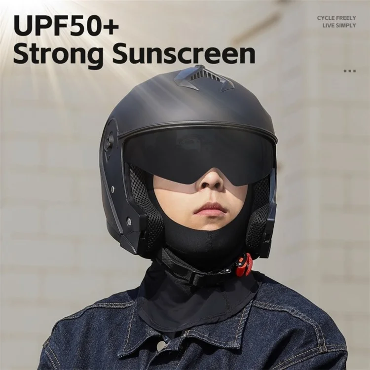 WEST BIKING 0201455 Proteção Solar de Verão Cobertura para Cabeça para Motociclista Máscara Facial Anti-Deslizante de Secagem Rápida para Capacete