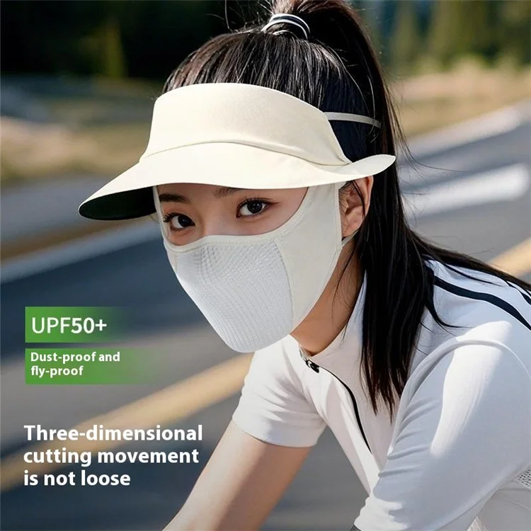 GOLOVEJOY XTJ146 Máscara Facial para Ciclismo de Verão em Seda de Gelo Respirável com Proteção UV - Cinza Escuro