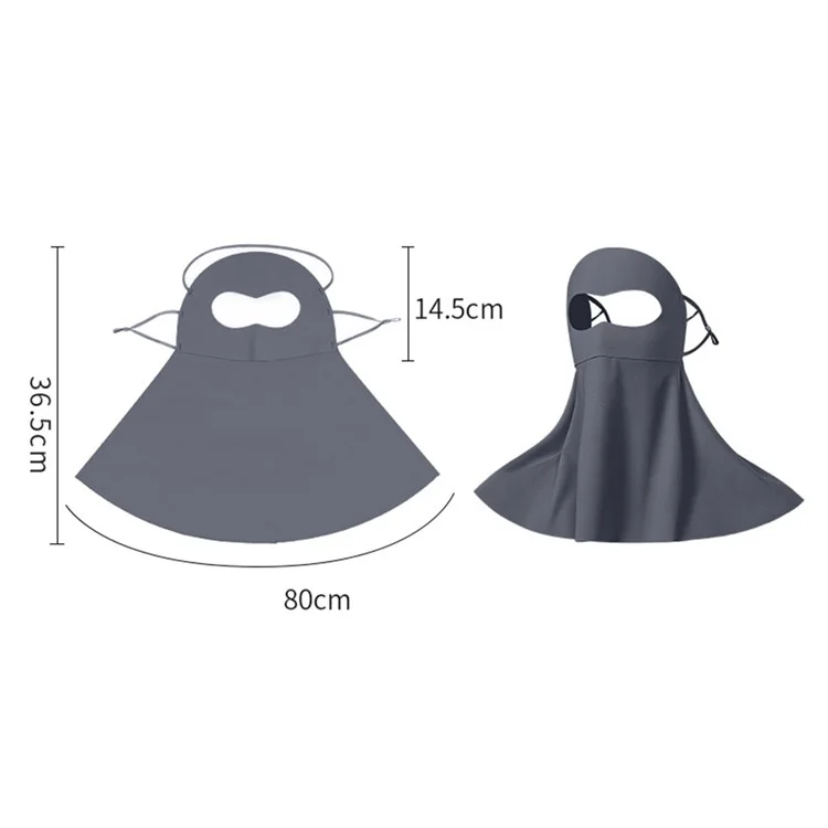 JLQLDB Masque Cagoule Intégral avec Protection Cou en Soie de Glace Anti-UV pour Moto - Rose