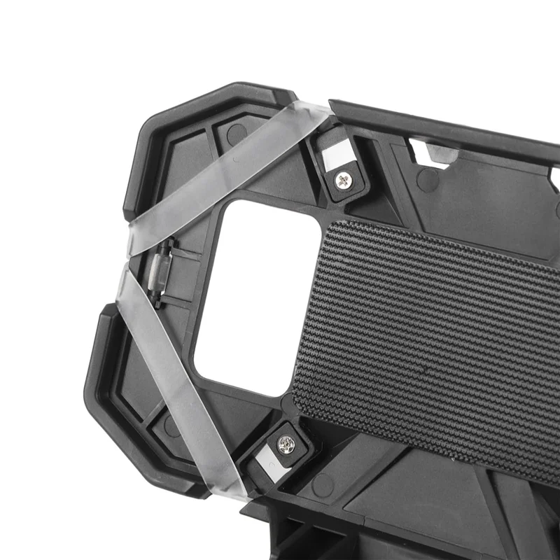 Outdoor Chest Phone Holder for 4.7 - 6.7 Inch Screens Tactical Vest Foldable Cellphone Mount - Army Green