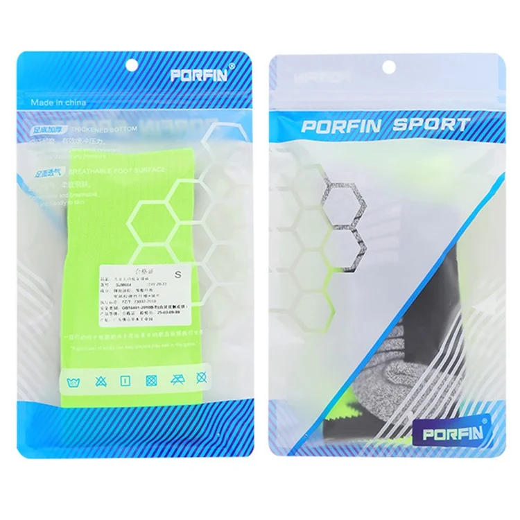 PORFIN 664 Meias Esportivas Profissionais de Verão, Antiderrapantes, Cano Longo, Respiráveis para Futebol, Tamanho P - Branco+Azul