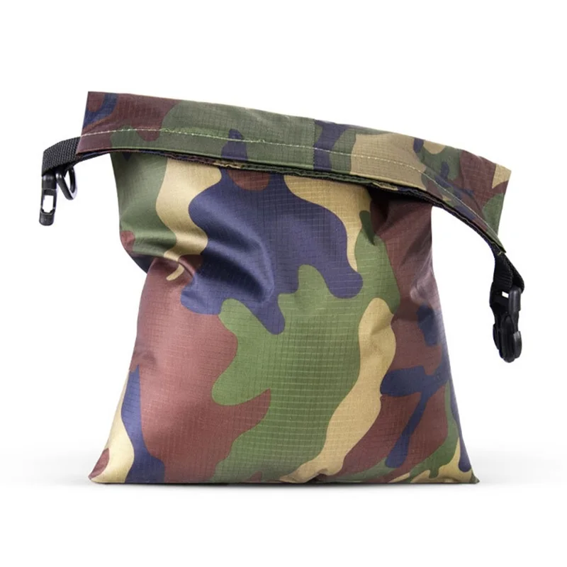 1.5L Military Camouflage Outdoor Waterproof Roll Top Dry Bag for Hiking Camping, 19.5 x 20cm