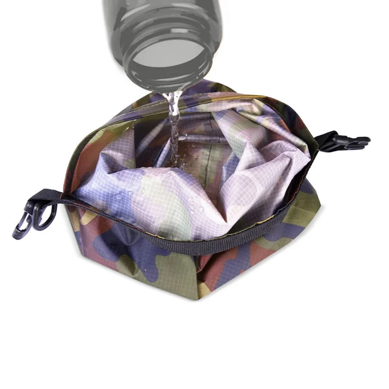 5L 25x37cm Outdoor IPX3 Waterproof Dry Bag Roll Top Closure 210T Polyester Taffeta Storage Bag