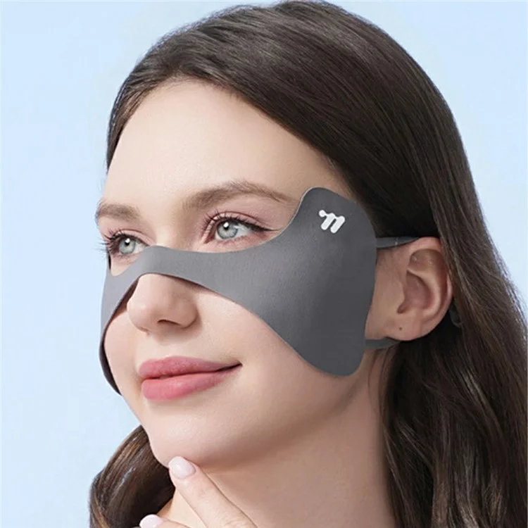 WEST BIKING YP0201460 Outdoor Sun Protection Face Mask UV Shield Butterfly Shape Mask for Running Cycling Hiking Fishing - Dark Grey