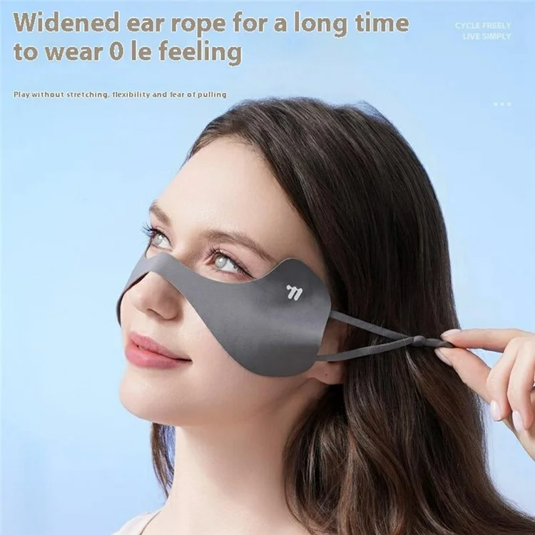 WEST BIKING YP0201460 Outdoor Sun Protection Face Mask UV Shield Butterfly Shape Mask for Running Cycling Hiking Fishing - Dark Grey